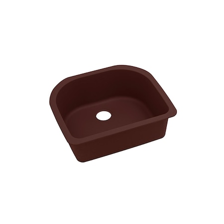 Elkay Quartz Classic 25 X 22 X 8-1/2 Single Bowl Undermount Sink Pecan ELGSU2522PC0